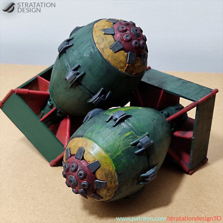 Fat Man Nuclear Bomb Dice Box