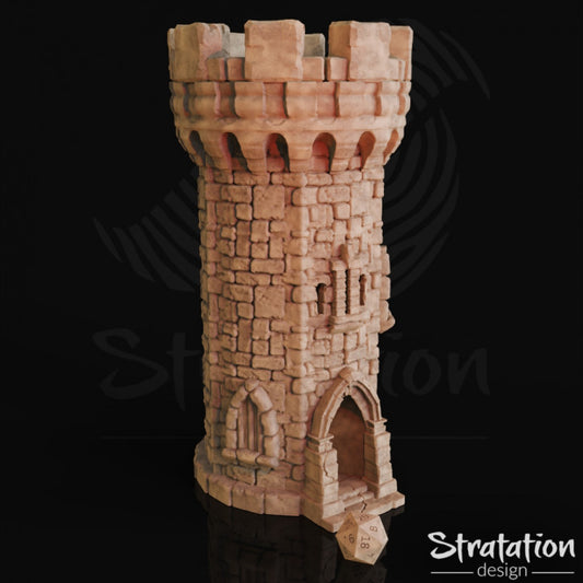 Medieval Stone Dice Tower