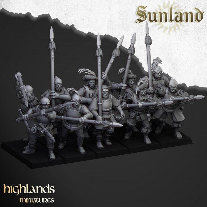 Sunland - Spearmen Soldiers