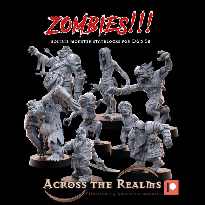 Zombies !!!! (5e Monster Statblocks)