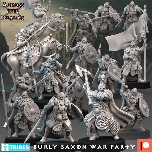 Burly Saxon Warparty