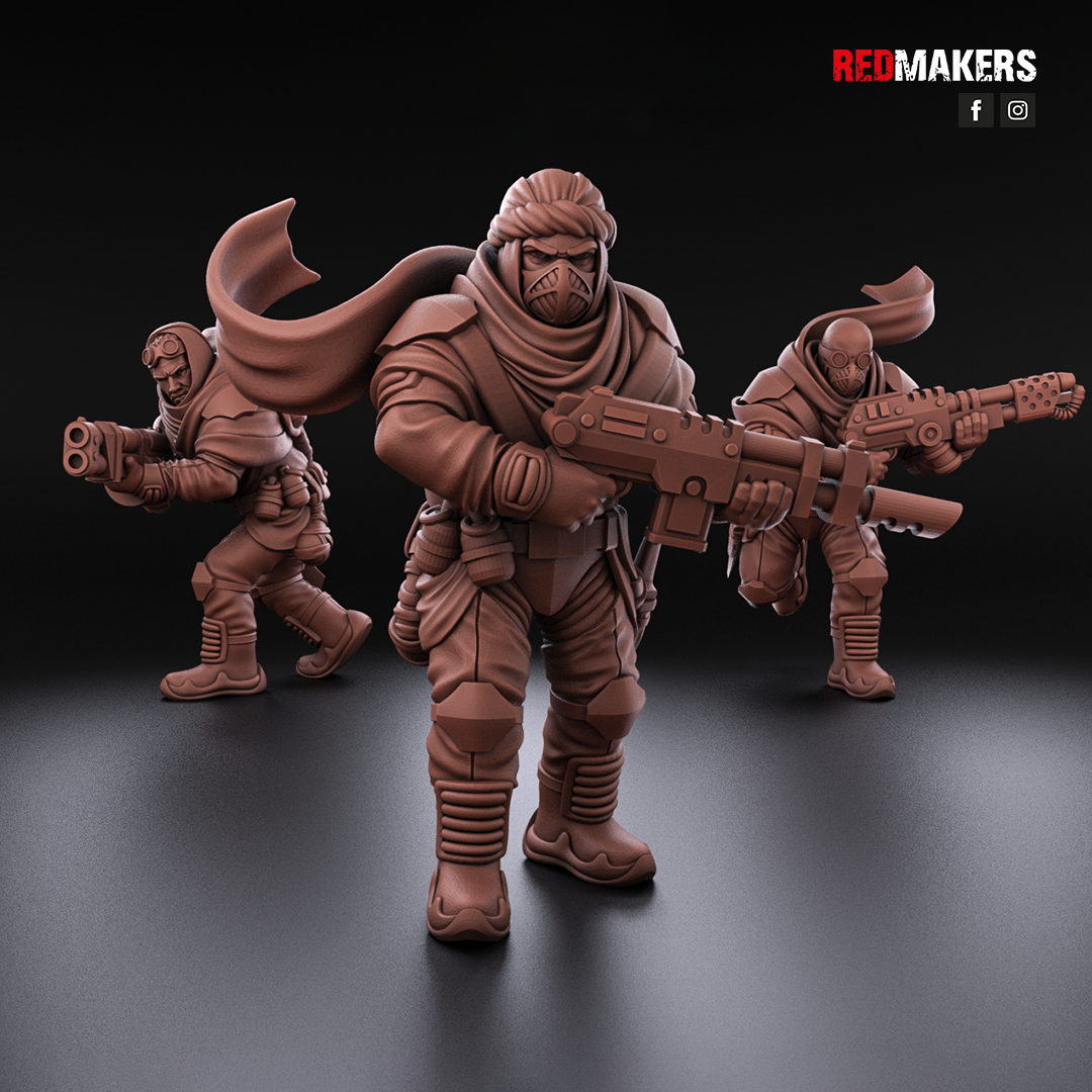 Desert Raiders - Guardsmen Squad