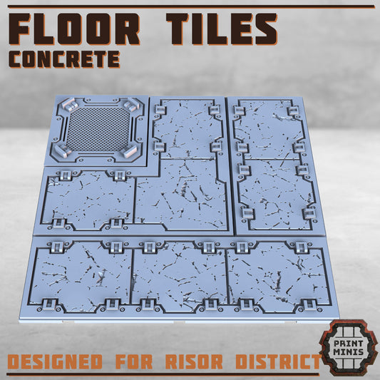 Risor District - Floor Tiles