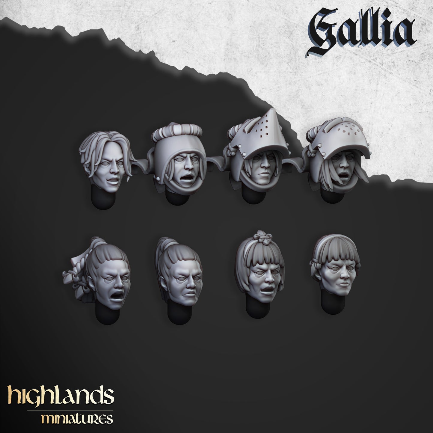 Gallian - Female Heads