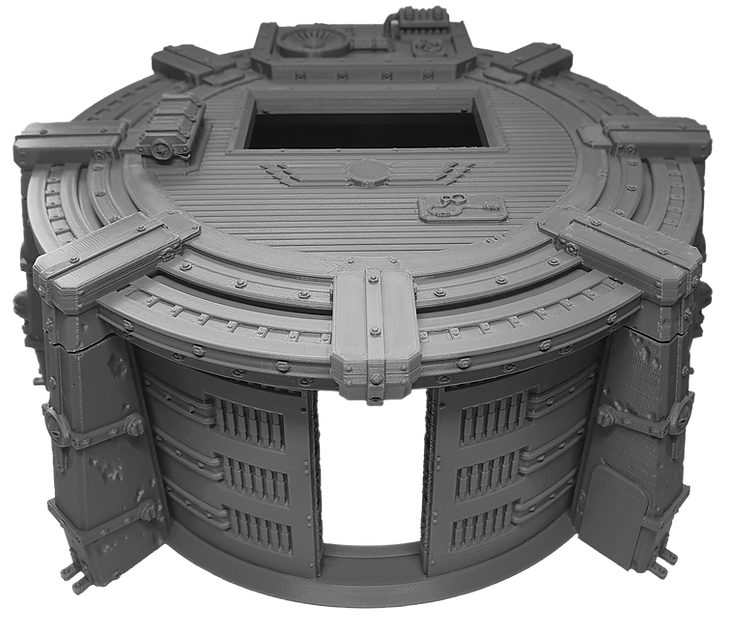 Grimdark Mars Command Bunker