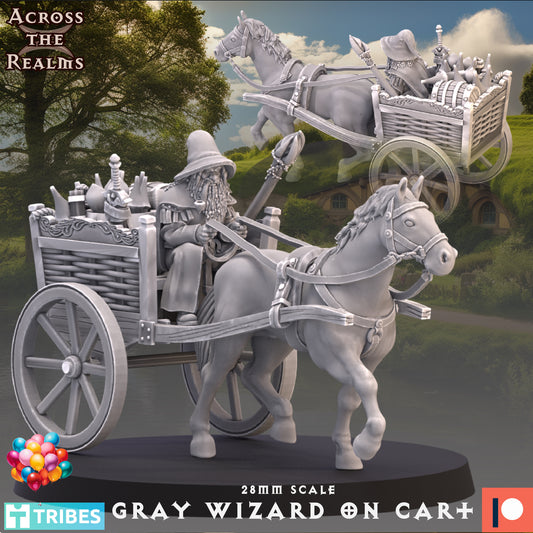 Grey Wizard & Cart