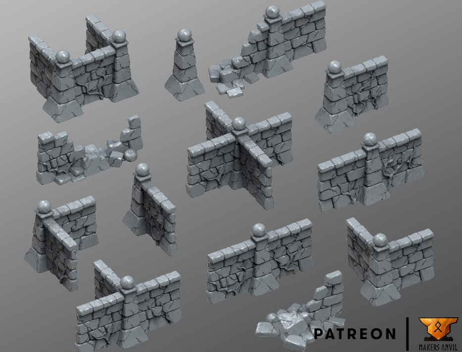 Labyrinth Walls – RNDM ENCOUNTER HOBBIES
