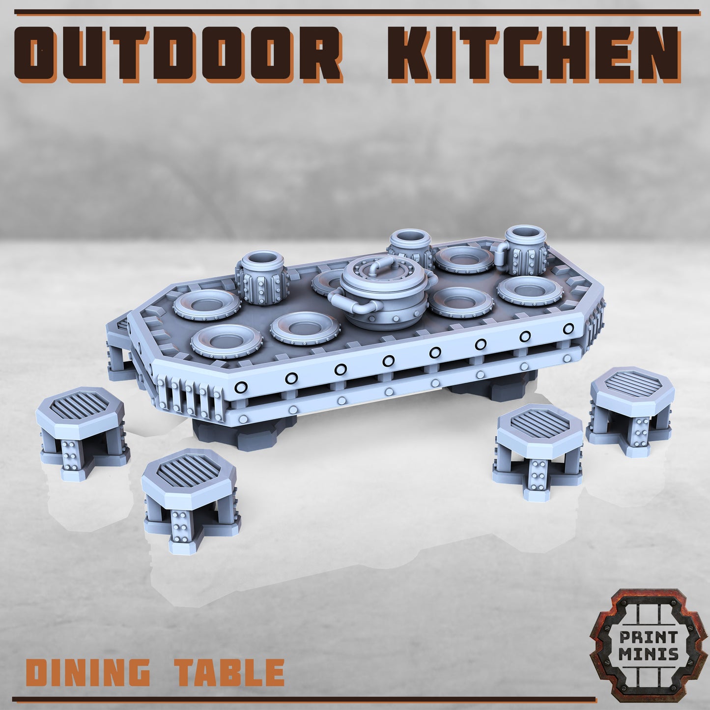 Outdoor Kitchen Scatter Set