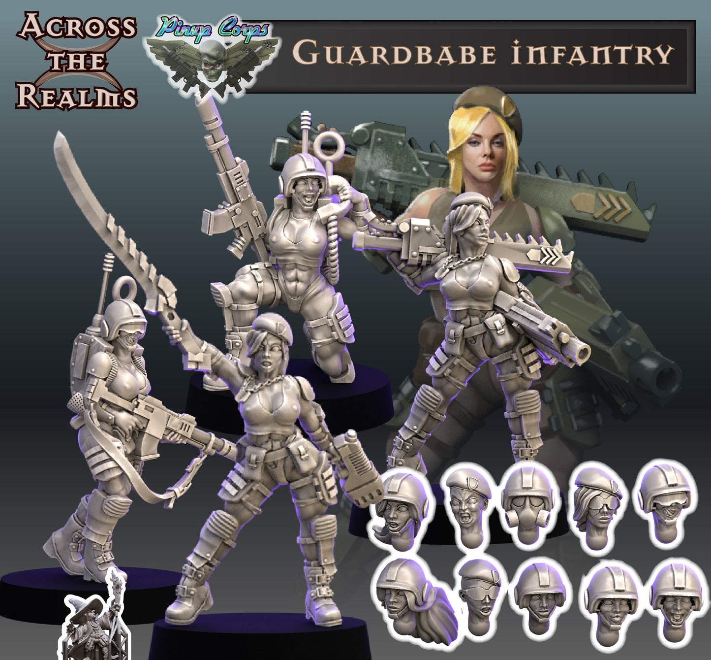 Guardbabe Infantry Heads