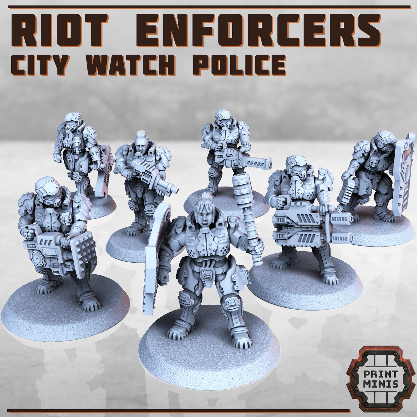 City Watch Police - Riot Enforcers