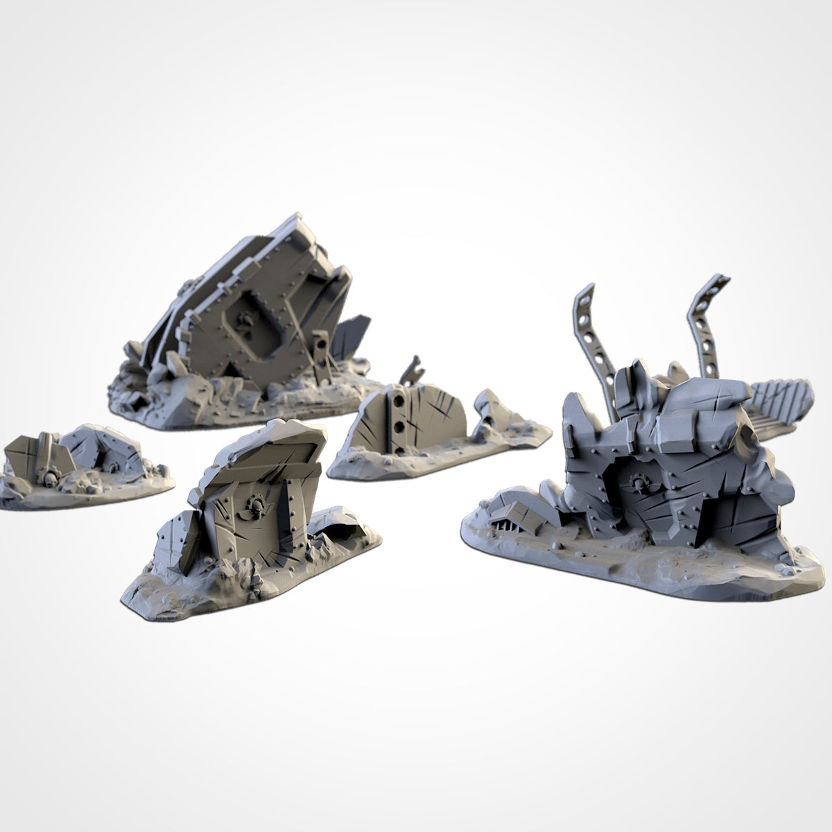 Crashed Vehicles Scatter Set