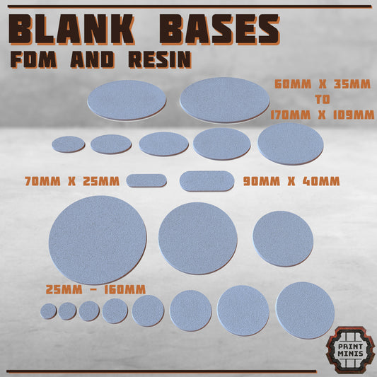 Blank Single Bases