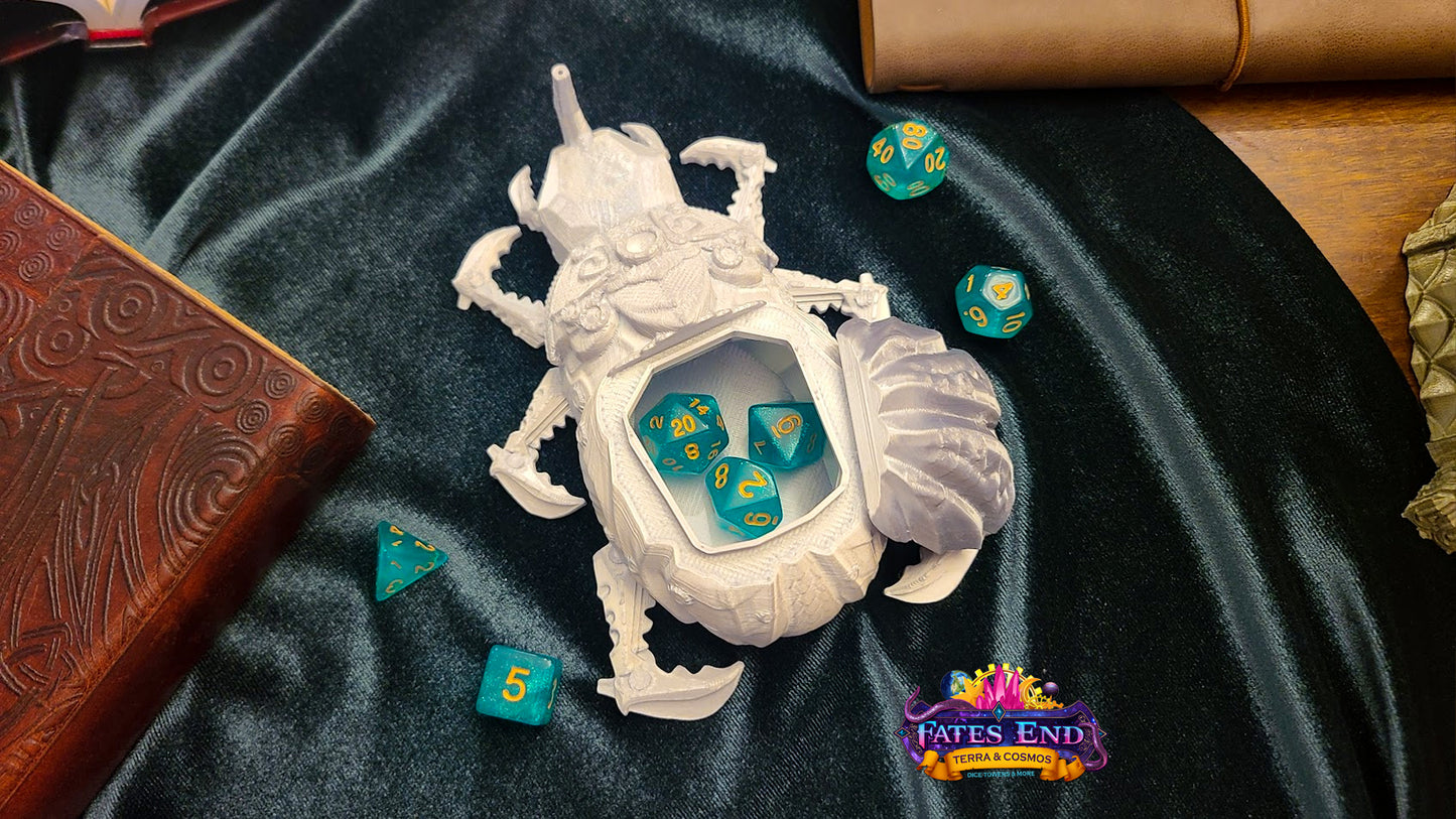 Clockwork Scarab Dice Vault