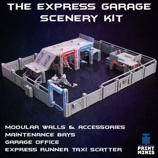 Express Garage - Scenery Kit