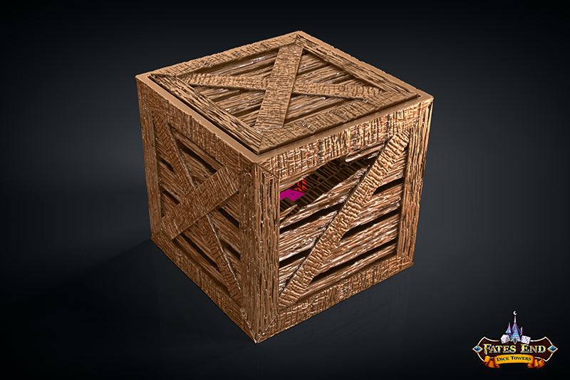 Wooden Crate Dice Jail