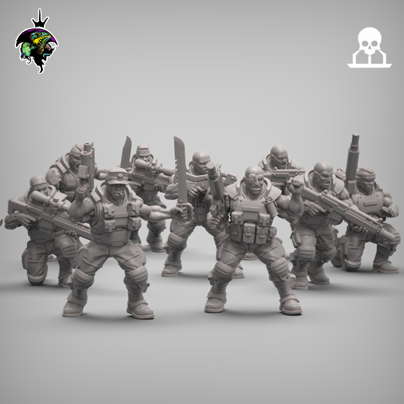 Spacenam infantry